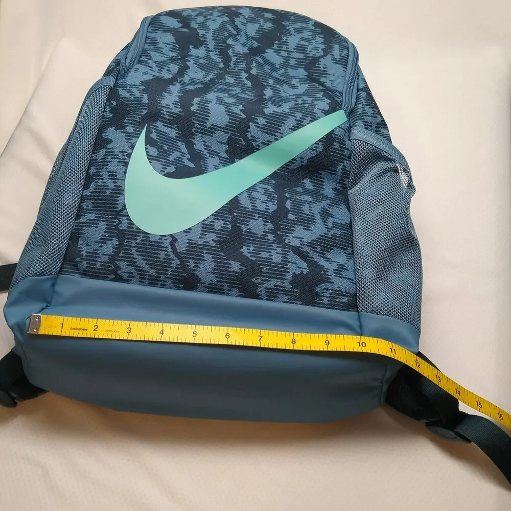 Nike Brasilia Kids Backpack 18L Armoury Navy Aegean Green Frost NWT